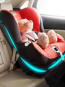 1 chiếc đệm ghế trước ô tô chắc chắn - màu đen - Xem 2