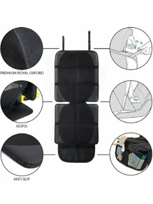 1 chiếc đệm ghế trước ô tô chắc chắn - màu đen - Xem 4