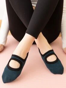 Sports Outdoor 3pcs Anti-Slip Yoga Socks - Multicolor - View 9