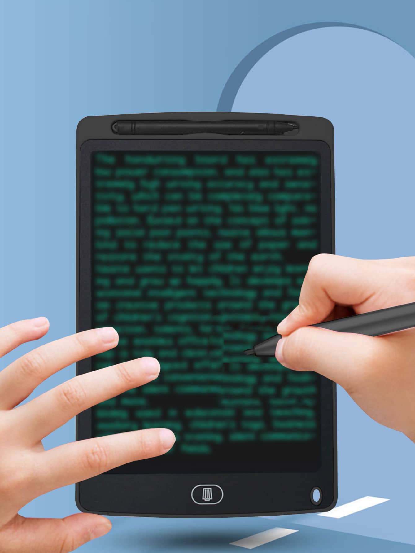 1pc 8.5 Inch Handwriting Tablet - Black - View 1