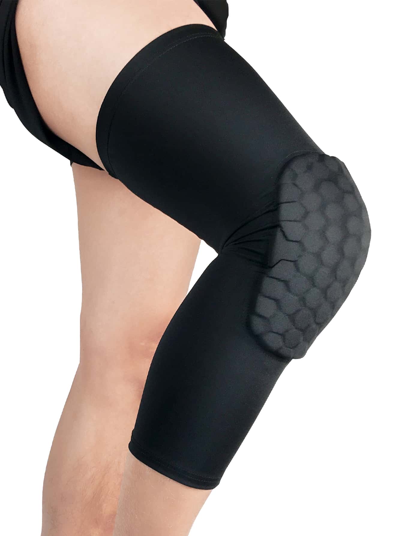 1pc Anti-collision Outdoor Knee Pad - Black - View 1