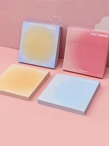 1 pieza Nota adhesiva con estampado de letra - Púrpura malva - Ver 3