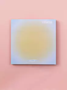 1 pieza Nota adhesiva con estampado de letra - Púrpura malva - Ver 1