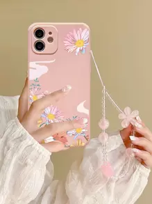 Ốp điện thoại dây treo Daisy tương thích với iPhone 15 Pro Max, , , Vỏ bảo vệ, Phiên bản quốc tế, Không phải phiên bản nội địa - Nhiều màu - Xem 2
