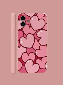 Valentine's Day Heart-Shaped Phone Case Compatible With Iphone 15 Pro Max 14 13 12 11 Xiaomi Huawei Samsung S23 Protective Cover