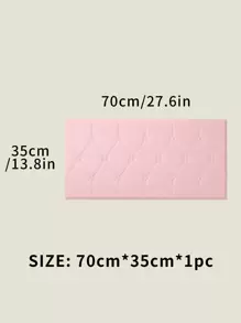 1pc 3D Thickened Soft Foam Plastic Wall Sticker, Simple Solid Color Design, Suitable For Bed Head, Room & Living Room Decoration, Easy To Paste, Free Combination, Ideal For Room Renovation, XPE Foam Material Self-Adhesive Crashproof Wall Sticker, Simple & Elegant Home Decoration, Minimalist Modern Style Home Decor, Bedroom Decor, Bathroom Decor, Dustproof Room Decoration Stuff, Beautify Enhance Happiness Wall Art Sticker, Office Decor, School Decor, Various Colors And Sizes Are Available, Easy T,Renovation Stickers Peel Wall Panels,Wall Paper, Wallpapers,Spring Decoration Items Refresh Your Home,Rama Decoration Stickers - Pink - View 5