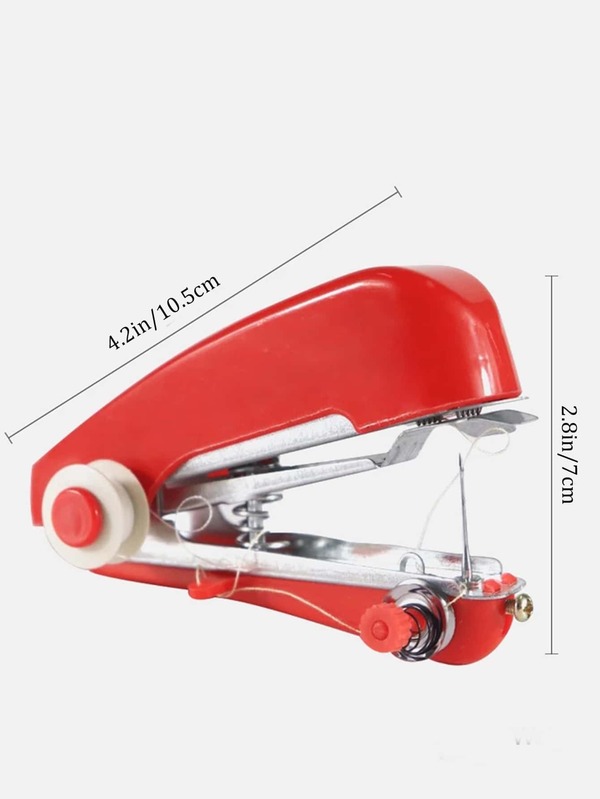 1pc Random Color Mini Sewing Machine Portable Small Manual Sewing
