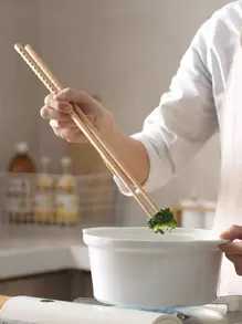 1雙木筷子火鍋筷子