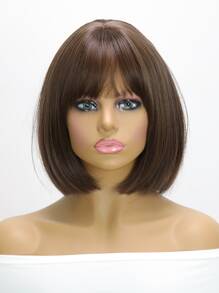 Peluca sintética corto recto con tupe - Degradado - Ver 5