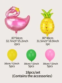 Bộ khinh khí cầu thiết kế 18 chiếc Flamingo - Nhiều màu - Xem 3