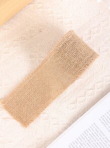 1roll Quà Tặng Bọc Vải Bố - Màu Khaki - Xem 1