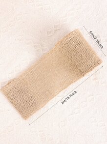 1roll Quà Tặng Bọc Vải Bố - Màu Khaki - Xem 5