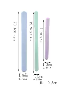 4pcs Random DIY Silicone Stirring Rod - Multicolor - View 4