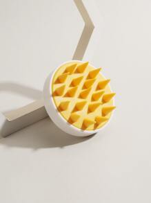 洗髮水按摩刷浴梳，1入組頭皮護理髮刷，帶長而靈活矽膠刷毛，去頭皮屑髮刷/髮梳，適用於所有髮質，男士女士，洗頭用去角質劑，濕/乾頭發上洗髮水