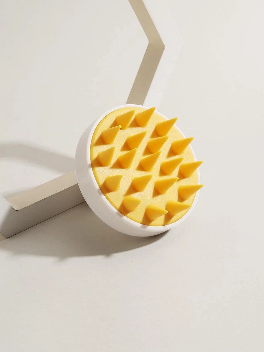 洗髮水按摩刷浴梳，1入組頭皮護理髮刷，帶長而靈活矽膠刷毛，去頭皮屑髮刷/髮梳，適用於所有髮質，男士女士，洗頭用去角質劑，濕/乾頭發上洗髮水