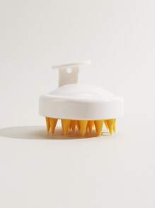 洗髮水按摩刷浴梳，1入組頭皮護理髮刷，帶長而靈活矽膠刷毛，去頭皮屑髮刷/髮梳，適用於所有髮質，男士女士，洗頭用去角質劑，濕/乾頭發上洗髮水