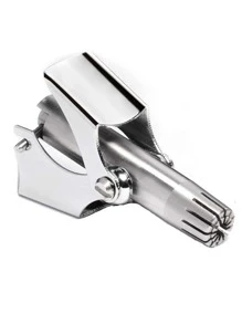 Men Stainless Steel Nose Hair Trimmer - Silver - View 2