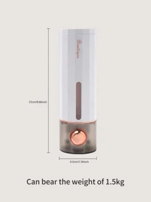 1 件/2 件豪华皂液器，无需钻孔壁挂式泵式可再填充瓶，适用于液体洗手液、沐浴露和洗发水家居浴室装饰秋季装饰返校 - 彩色 - 查看 5