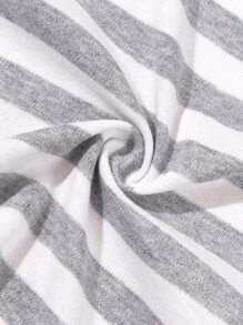 1 Pieza Conjunto De Manta Envolvente Para Bebé Con Gorro - Multicolor - Ver 6