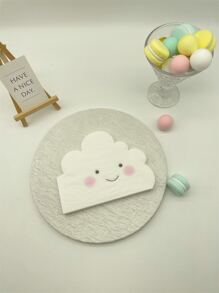 20pcs Cloud Shaped Disposable Napkin - White - View 4