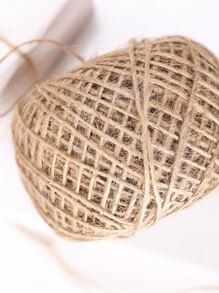 1 cuộn 100m Dây gói quà, Dây gói quà cho tiệc, Giáng sinh - Màu Khaki - Xem 4