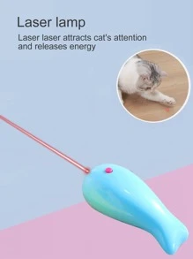 1pc Electronic Laser Pointer Pet Toy - Blue - View 3