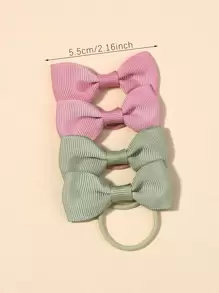 bilicaca 20 chiếc nơ trang trí tóc cho bé gái mới biết đi - Nhiều màu - Xem 3