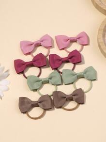 bilicaca 20 chiếc nơ trang trí tóc cho bé gái mới biết đi - Nhiều màu - Xem 4