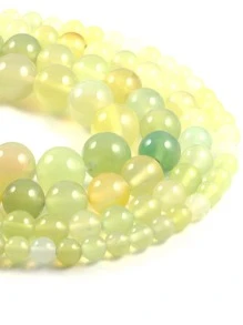 1 hebra Accesorio de joya DIY cuenta - Verde - Ver 1