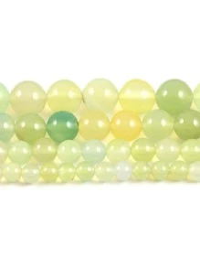 1 hebra Accesorio de joya DIY cuenta - Verde - Ver 2