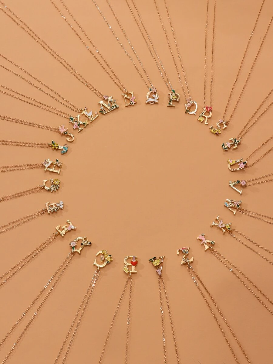 1 Hoa Trang Trí Thư Vòng Cổ Trang Sức Đồng - Vàng - Xem 1