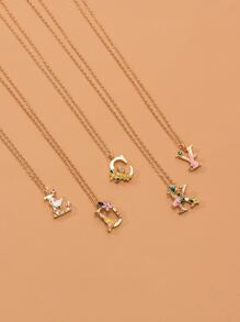 1 Hoa Trang Trí Thư Vòng Cổ Trang Sức Đồng - Vàng - Xem 2