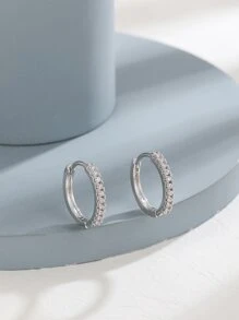 Hihho Vòng khuyên tai - Bạc - Xem 1