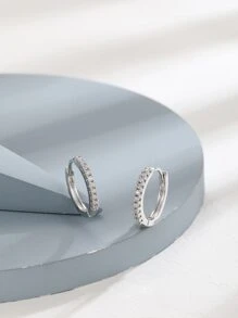 Hihho Vòng khuyên tai - Bạc - Xem 4