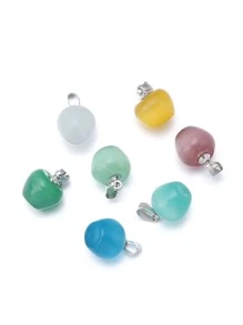 7 cái/bộ Mặt dây chuyền Apple DIY - Nhiều màu - Xem 3