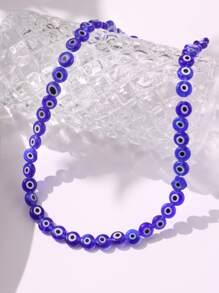 1strand Eye Detail DIY Bead - Royal Blue - View 1