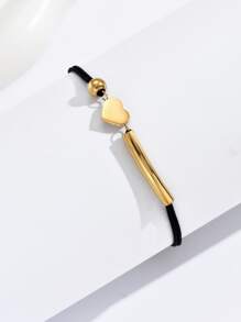 Heart Decor Bracelet - Multicolor - View 2