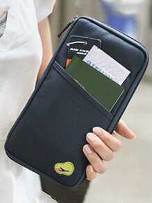 Travel Wallet Big Capacity Passport Cover Documents Card Holder Clutch Passport Organizer