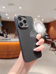 透氣手機殼，相容於 iPhone15/15Plus/15Pro/15Promax - 黑色 - 查看 1