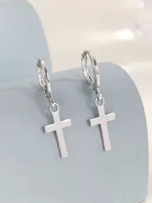 Hihho 十字架吊坠耳环