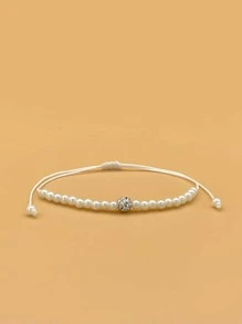 12 piezas/set Pulsera con diseño de diamante de imitación - Multicolor - Ver 2