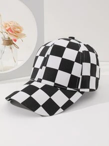 Mũ bóng chày họa tiết ca rô nam - Nhiều màu - Xem 1