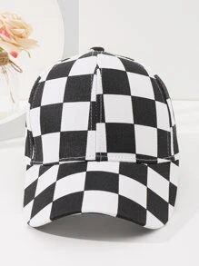 Mũ bóng chày họa tiết ca rô nam - Nhiều màu - Xem 2