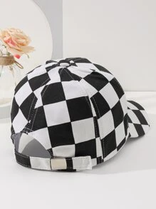 Mũ bóng chày họa tiết ca rô nam - Nhiều màu - Xem 3