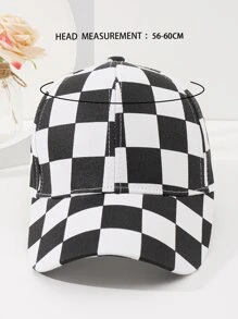 Mũ bóng chày họa tiết ca rô nam - Nhiều màu - Xem 4