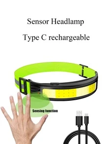 1pc ABS Headlamp, Daily Two Tone Headlamp For Home - White - View 8