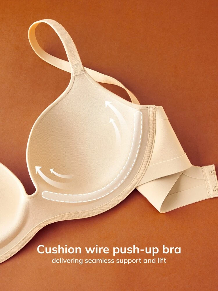 Soutien-gorge push-up avec courbe rêveuse en plus, + de soutien