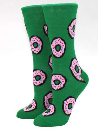 女士 Donut 圓領襪