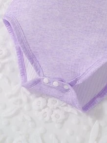 Baby 3pcs Floral Print Cami Bodysuit - Multicolor - View 8