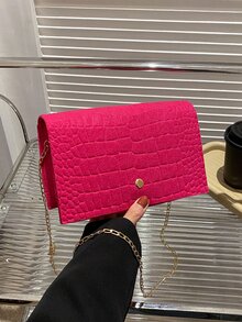 Túi Crossbody Nữ - Màu Hồng Tươi - Xem 2